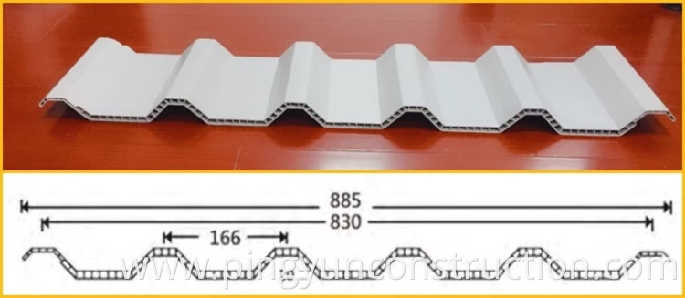 asa pvc twinwall sheet for warehouse